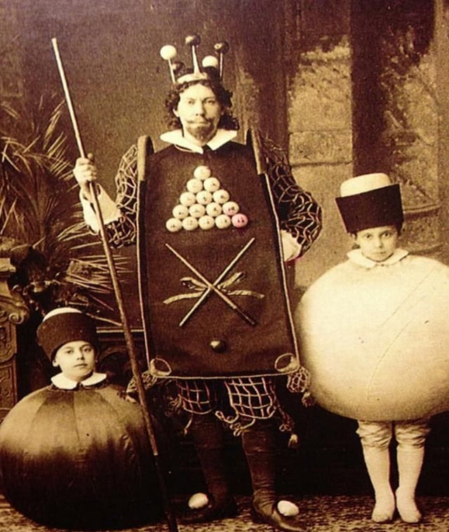 This Russian family portrait was taken back in 1886. The father had an