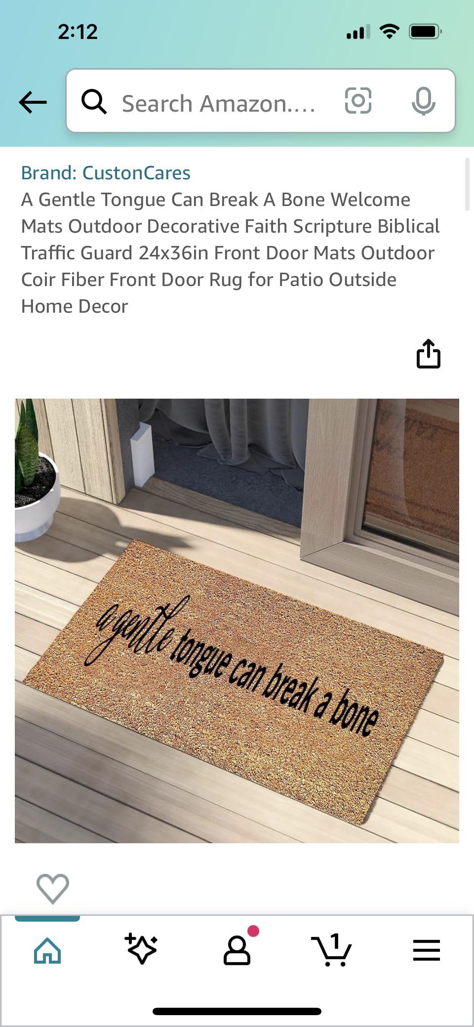 What does this even mean and why would you want it on a doormat USLUCK