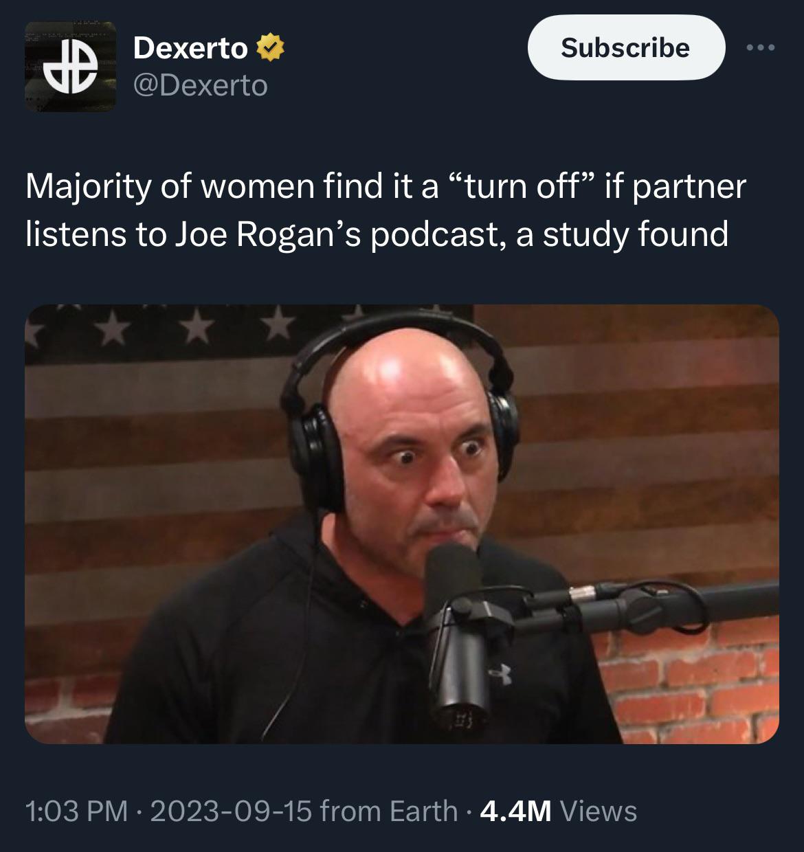 Guys who listen to the Joe Rogan podcast believe the female orgasm is a