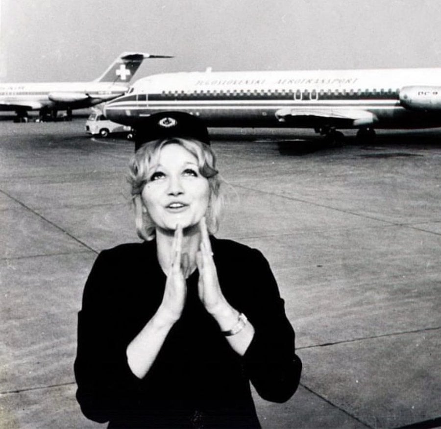 This is Vesna Vulović. She holds the Guinness World Record for the highest fall without a