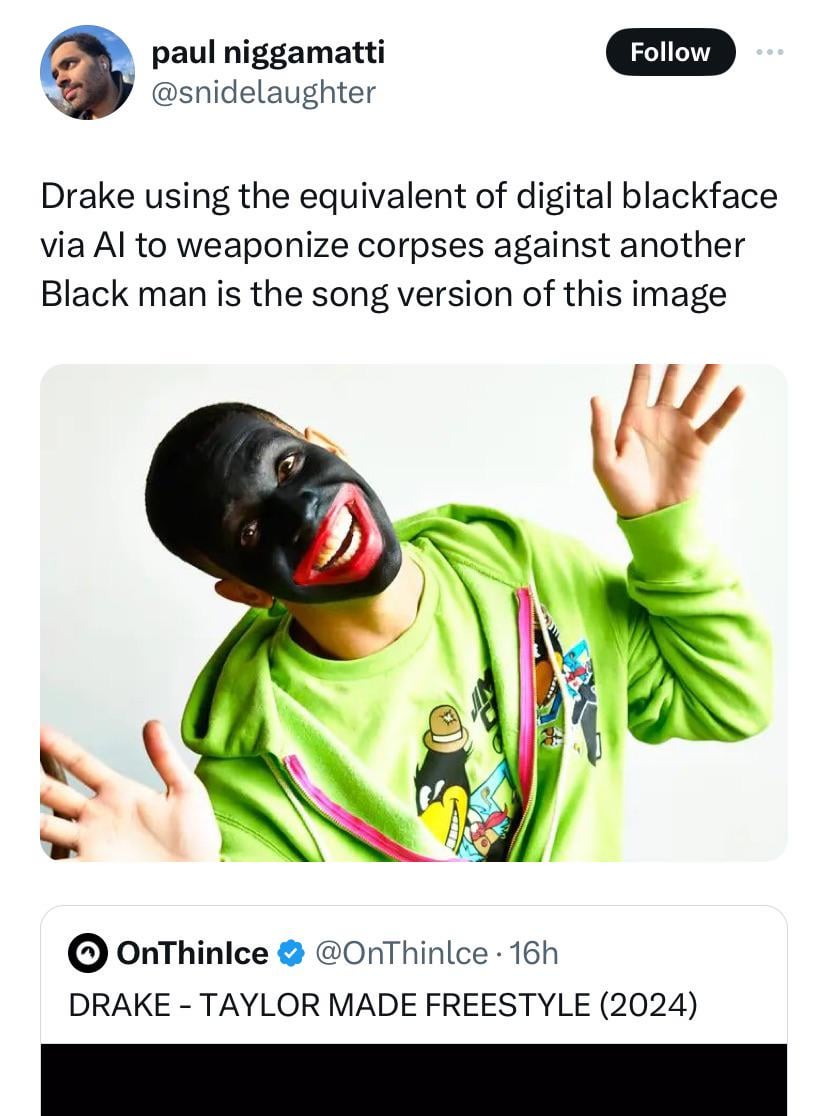 Drake out here using as his ghostwriter USLUCK(01)