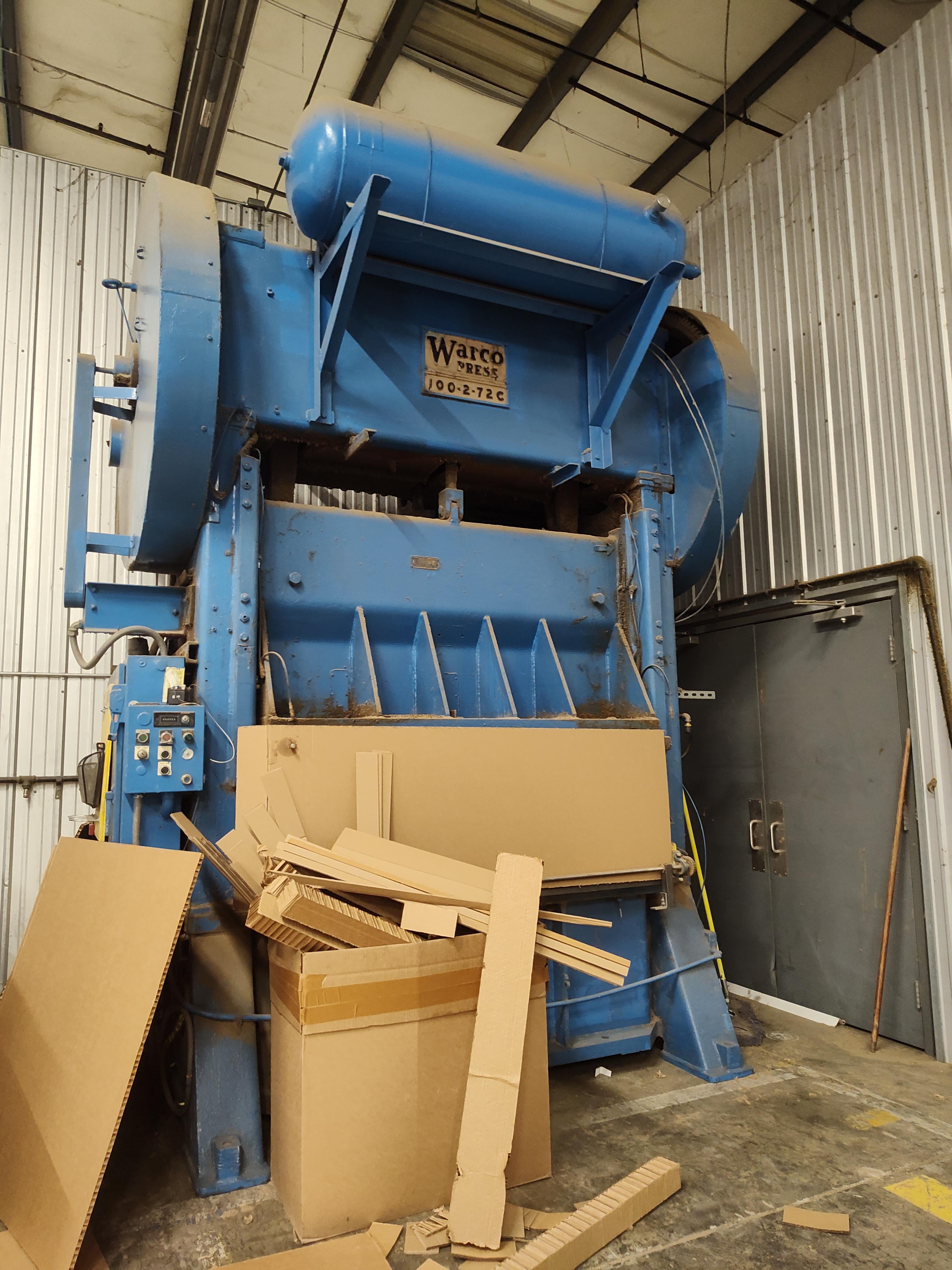 This machine at my workplace was once used to press out helmet shells